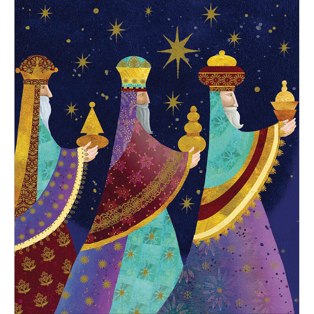 Pack of 5 Three Kings Charity Christmas Cards