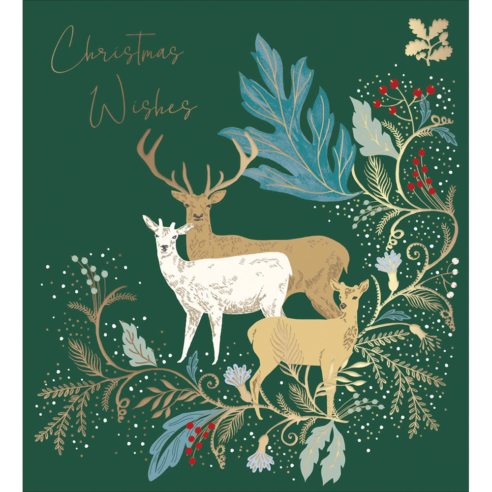 Pack of 5 National Trust Deer Charity Christmas Cards