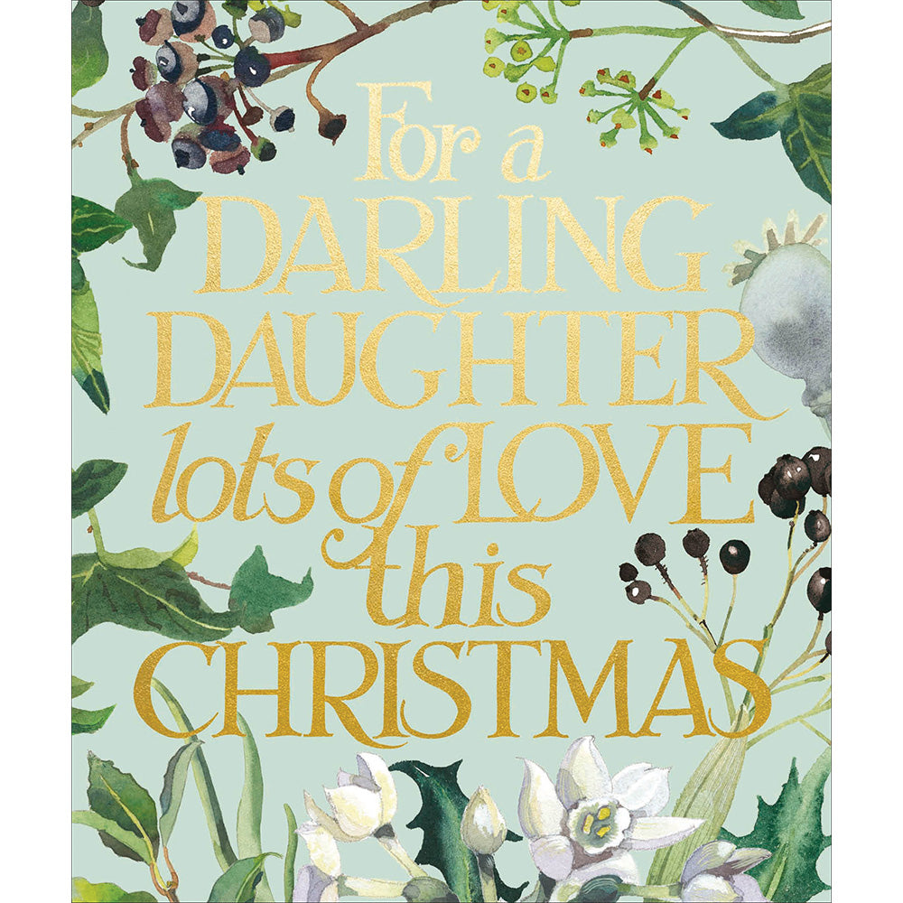 Emma Bridgewater Darling Daughter Festive Christmas Card