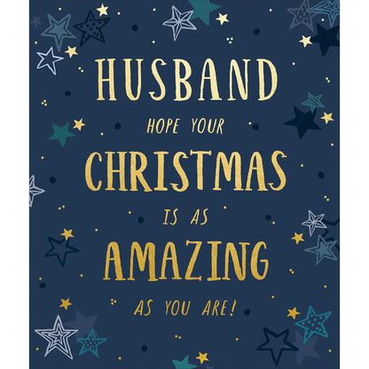 Husband Hope Your Christmas Is Amazing Christmas Card