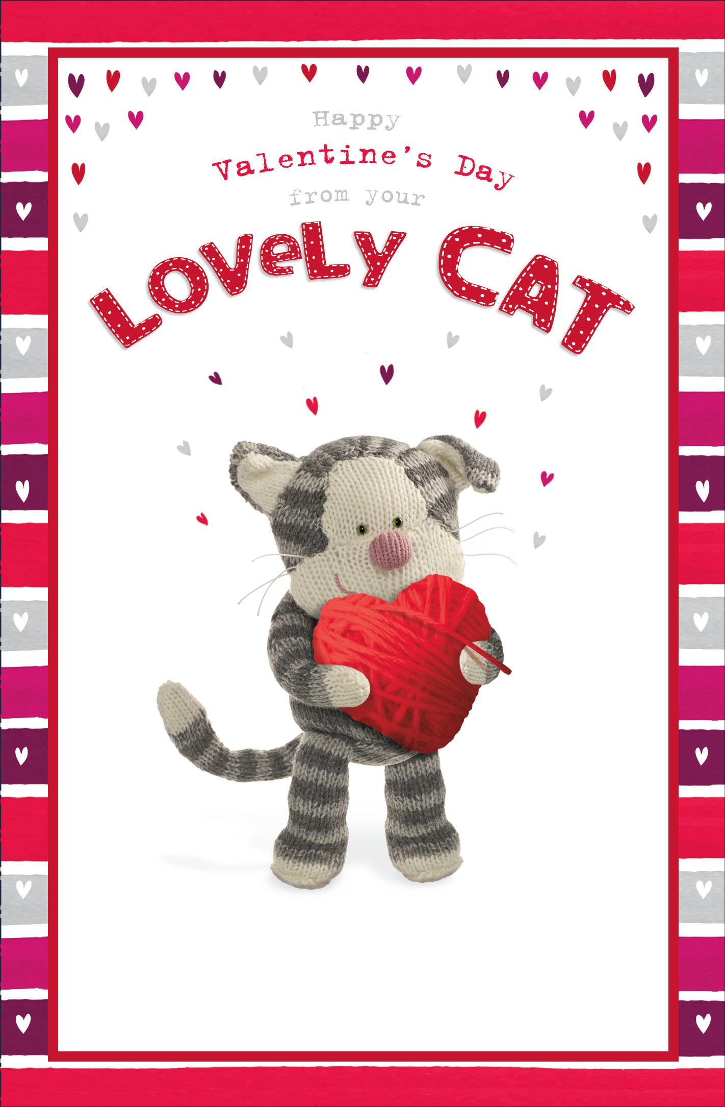 Boofle Valentine's Card From Your Lovely Cat Cute Greeting Card