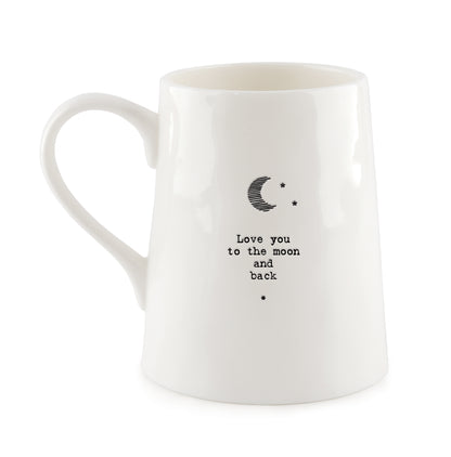 East Of India Moon & Back Porcelain Mug In A Gift Box