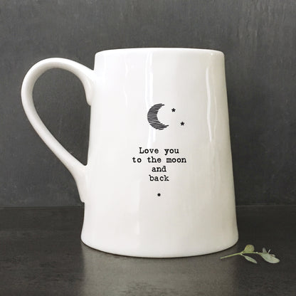 East Of India Moon & Back Porcelain Mug In A Gift Box