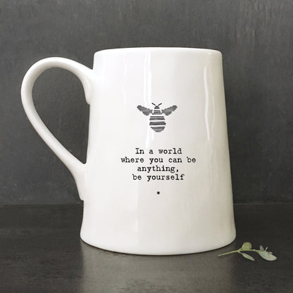 East Of India Be Yourself Porcelain Mug In A Gift Box