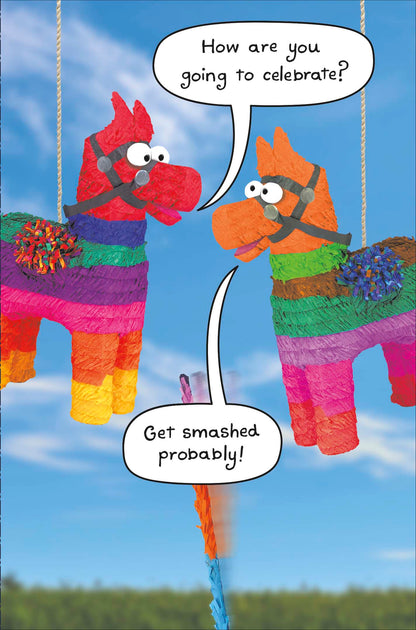 Out Of The Ark Going To Get Smashed Funny Greeting Card