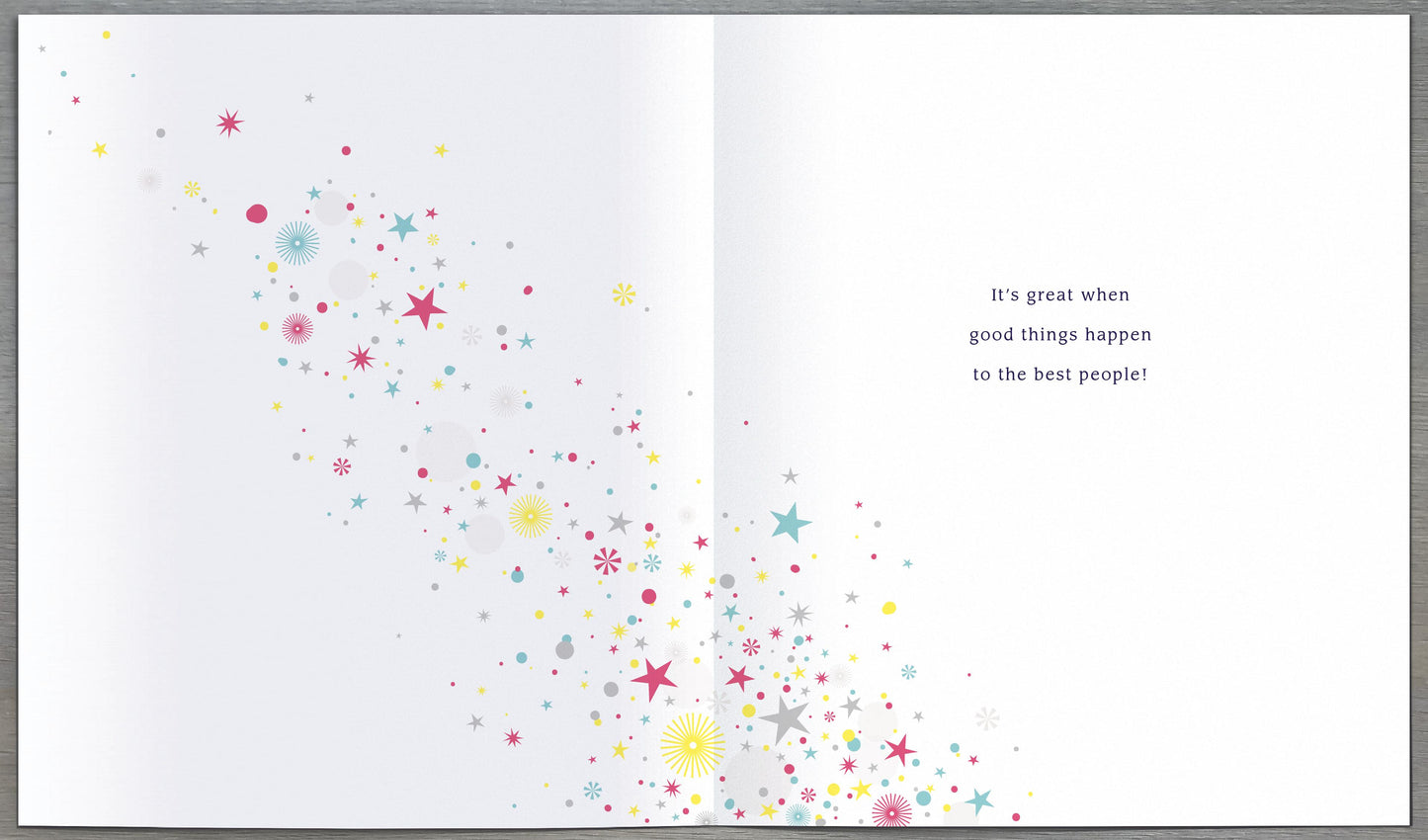 Congrats Good Things Happen Congratulations Greeting Card