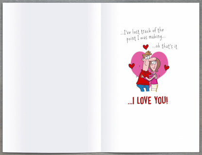 Funny Valentines Day To My Husband I Love You Valentine's Day Card