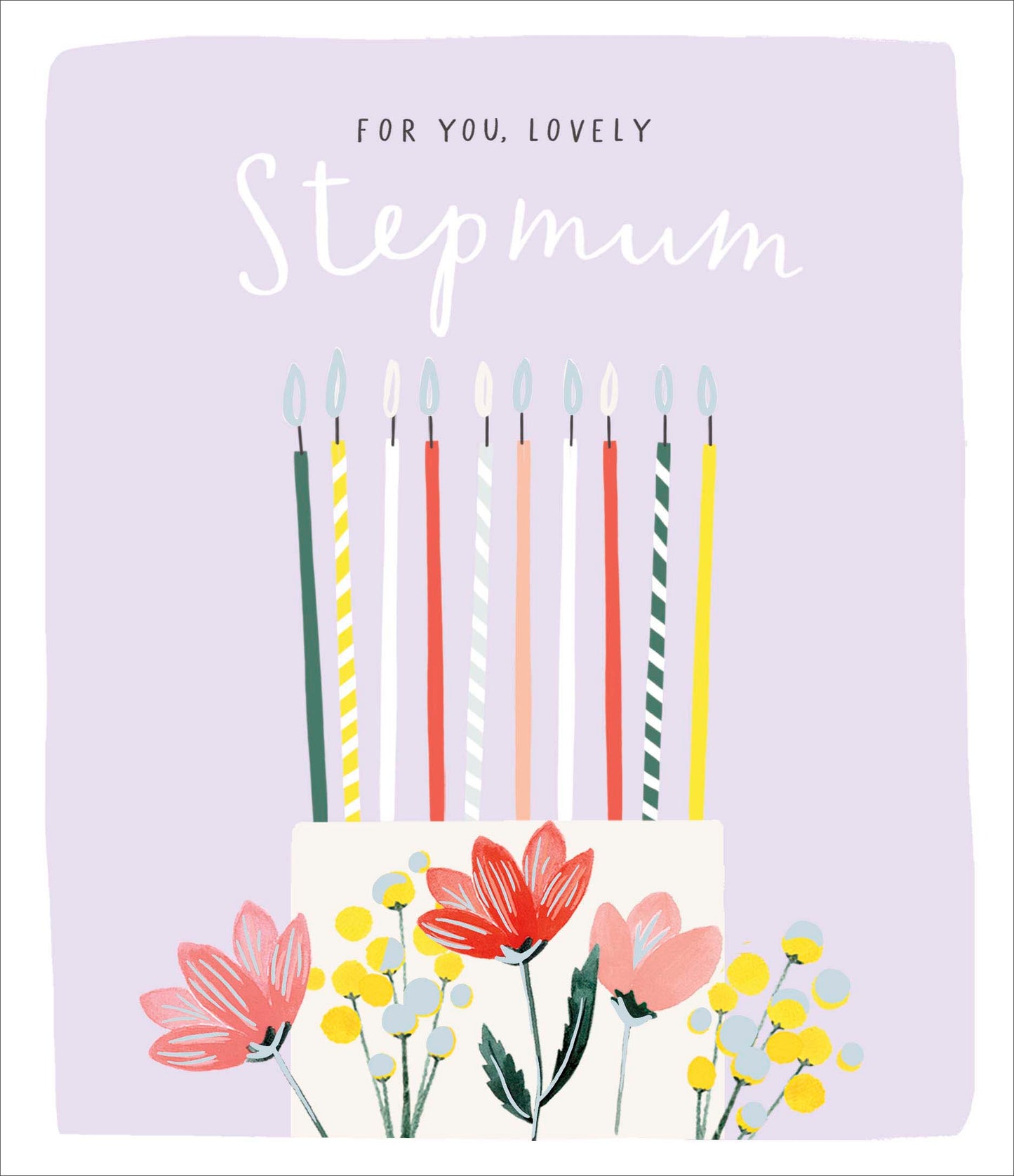 For You Lovely Stepmum Birthday Greeting Card