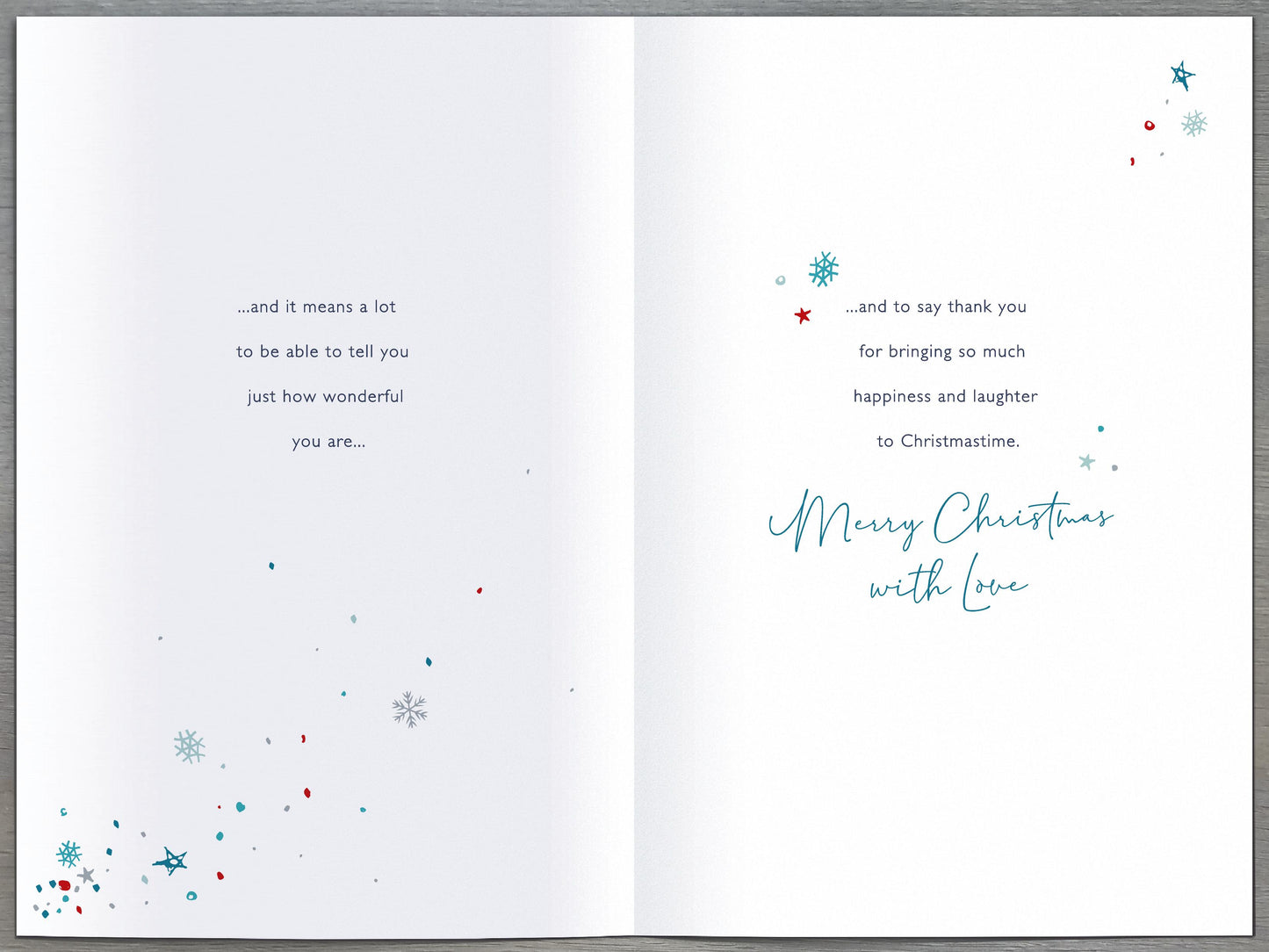 For You Grandad Traditional Foiled Christmas Greeting Card