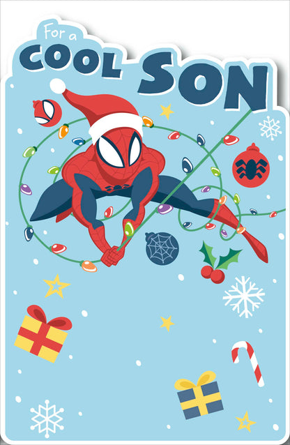 Disney Marvel Spider-Man Cool Son Christmas Greeting Card