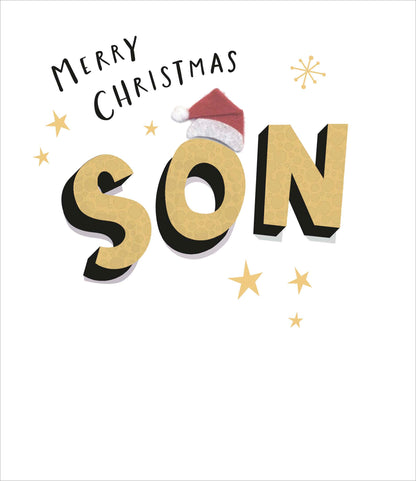 Merry Christmas Son Special Christmas Greeting Card