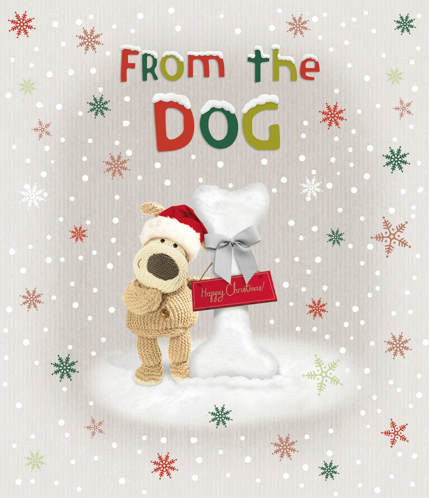 Boofle From The Dog It's A Bone Happy Christmas Greeting Card