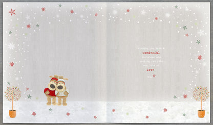 Boofle Happy Christmas Grandma & Grandad Christmas Greeting Card