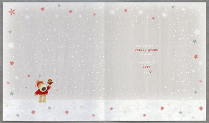 Boofle Happy Xmas To A Brilliant Uncle Christmas Greeting Card