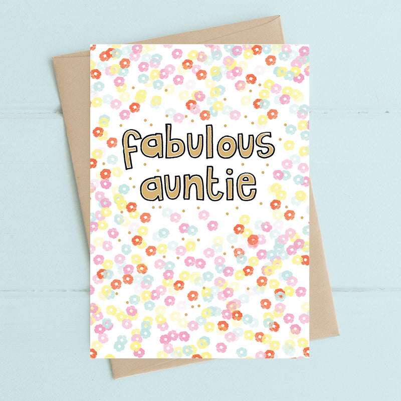 Fabulous Auntie Greeting Card