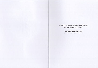 40th Birthday Special Day Embellished Birthday Greeting Card