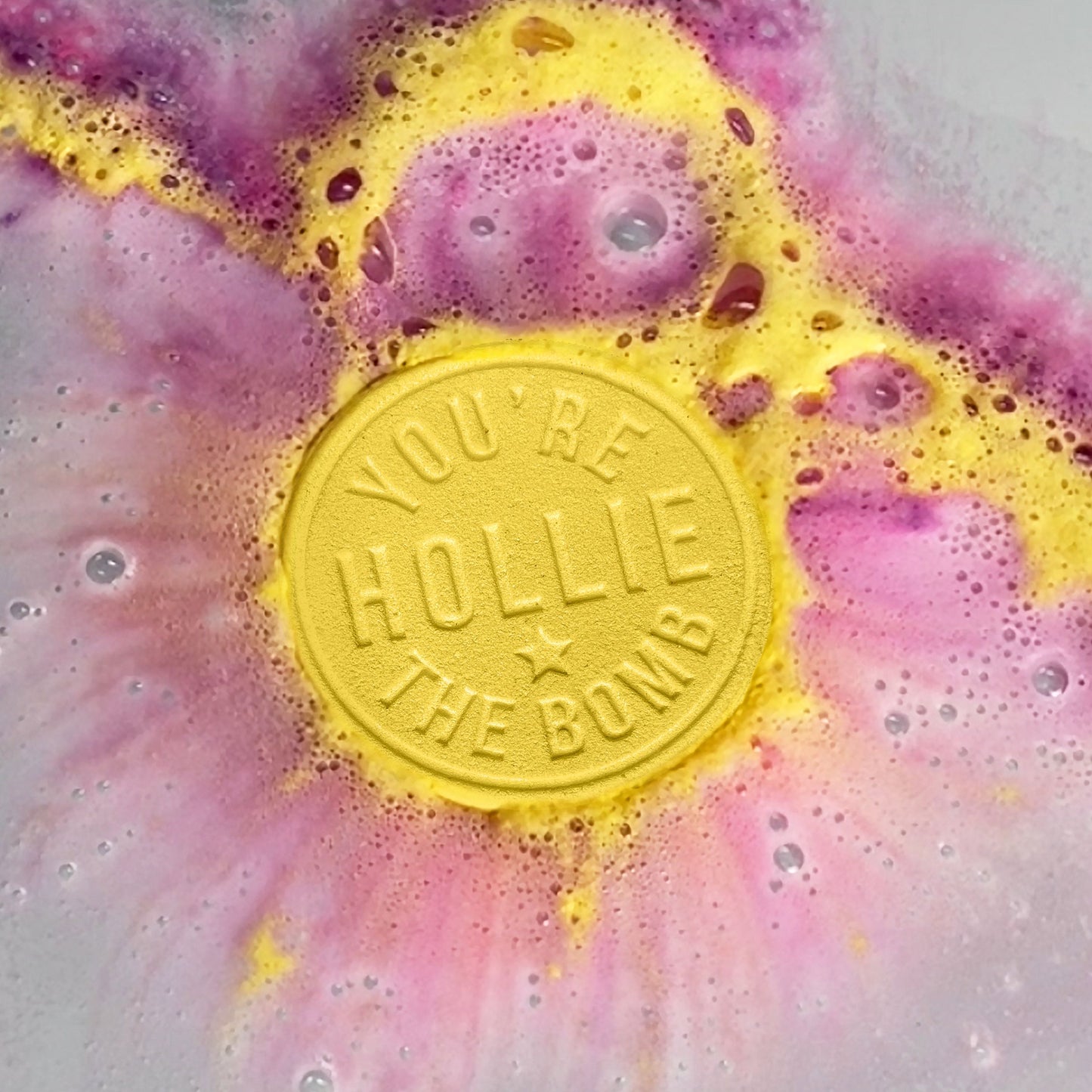 Birthday Girl Yellow Citrus Fizz Scented Bath Bomb