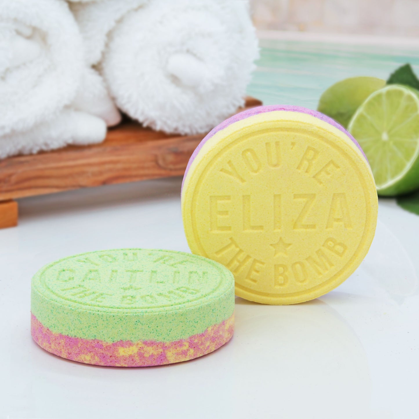 The Didn't Have My Name Citrus Fizz Scented Bath Bomb