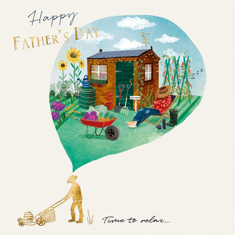 Happy Father's Day Dad's Shed Father's Day Card