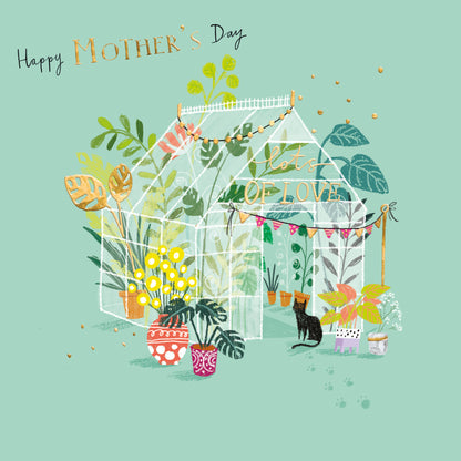 Happy Mother's Day Greenhouse Foiled Mother's Day Card