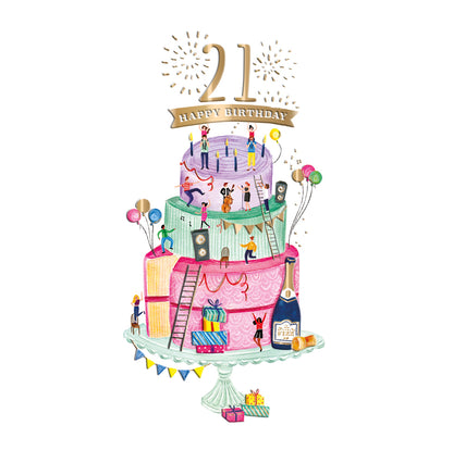 21 Happy Birthday Greeting Card By The Curious Inksmith