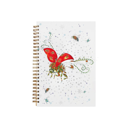 Doodleicious Art Ladybird A6 Spiral Bound Blank Notebook