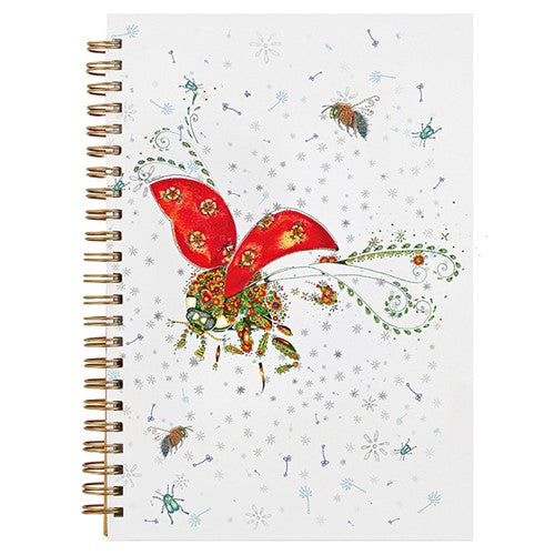 Doodleicious Art Ladybird A6 Spiral Bound Blank Notebook