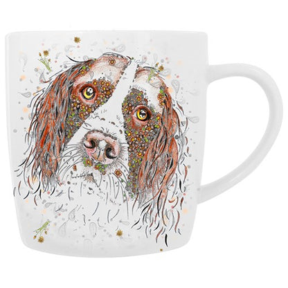 Doodleicious Spaniel Fine China Mug In A Gift Box