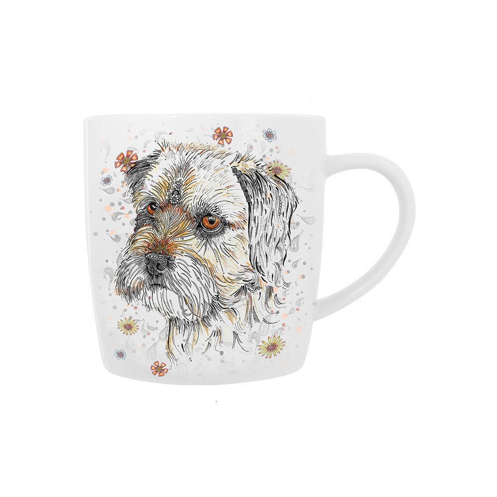 Doodleicious Border Terrier Fine China Mug In A Gift Box