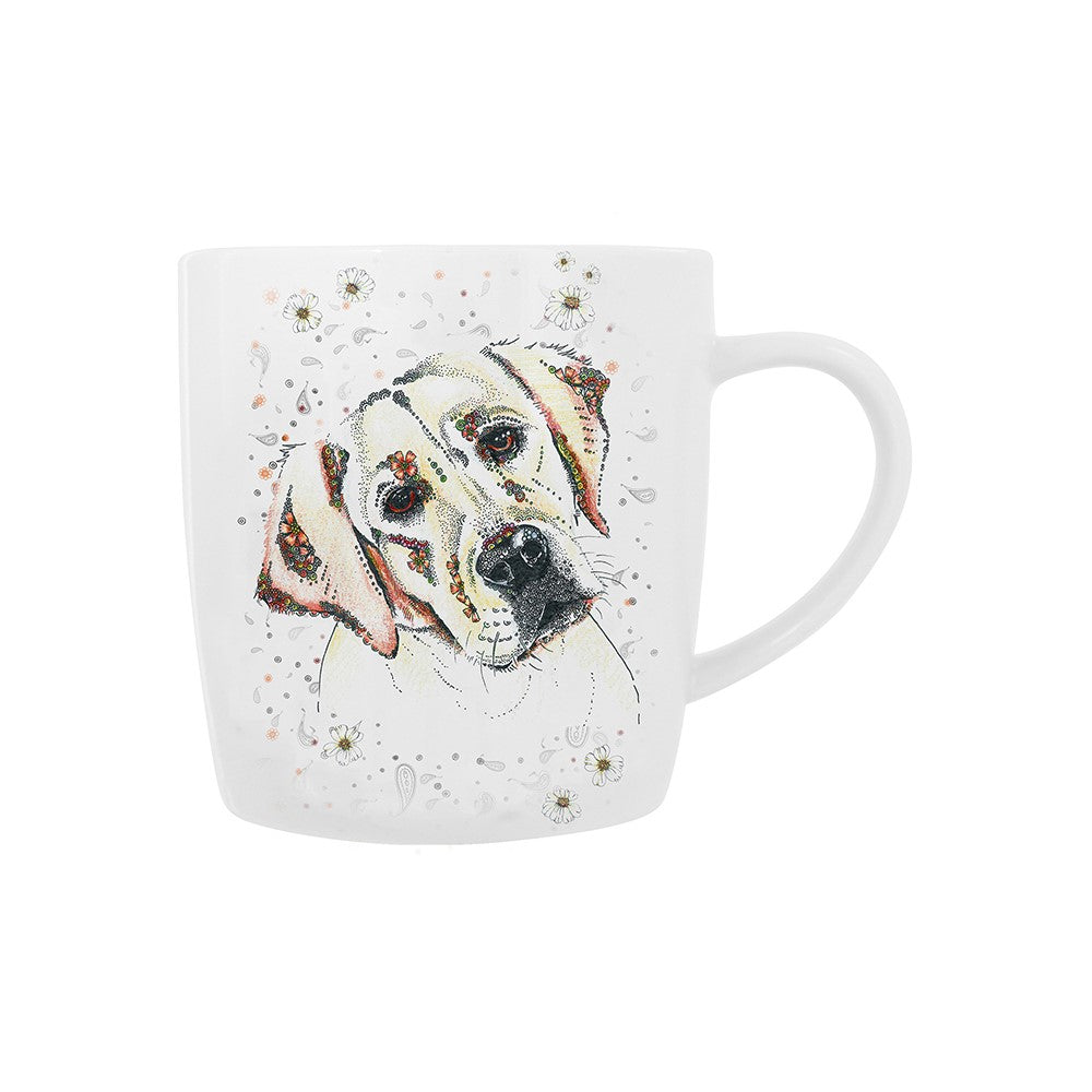 Doodleicious Golden Labrador Fine China Mug In A Gift Box