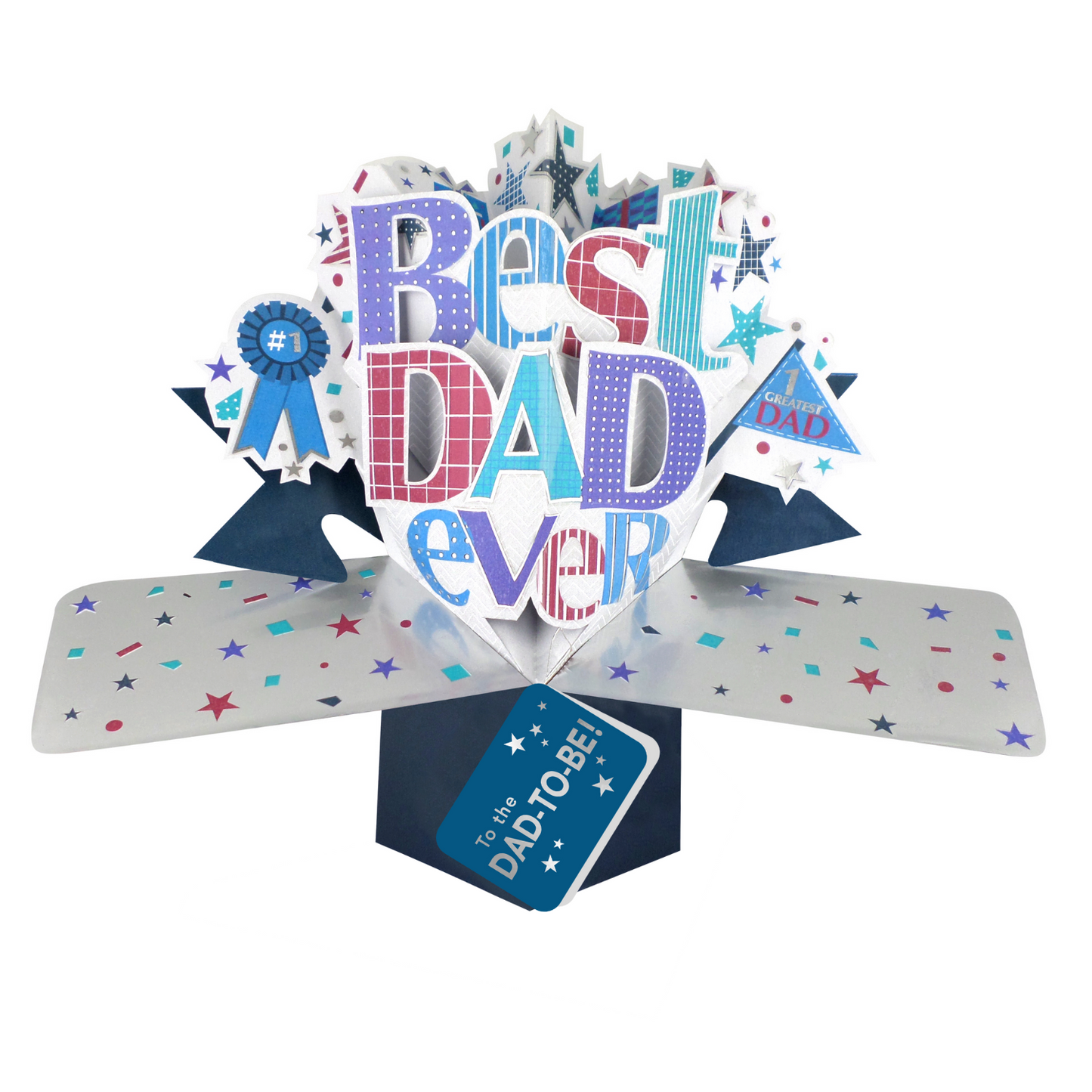 To The Dad-To-Be! Best Dad Ever Pop Up Card