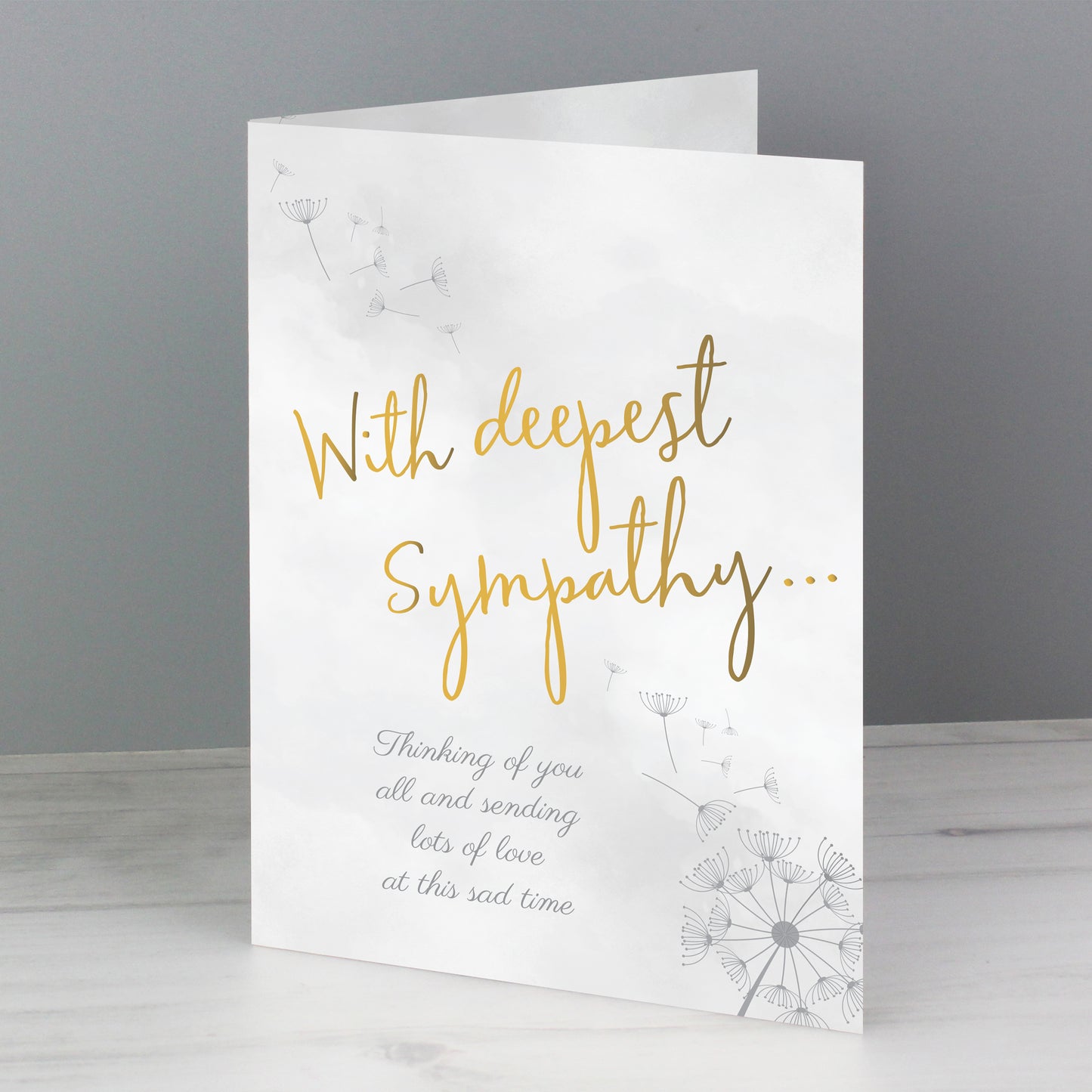 Personalised Deepest Sympathy Card Add Any Name - Personalise It!