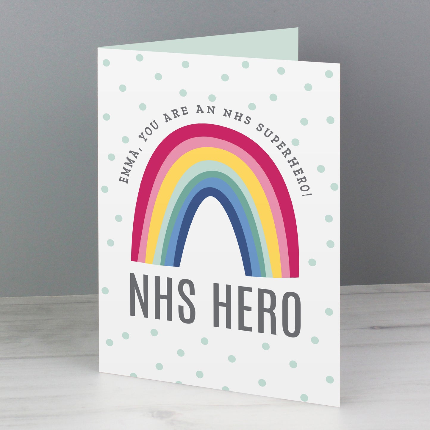 Personalised Rainbow Card Add Any Name - Personalise It!