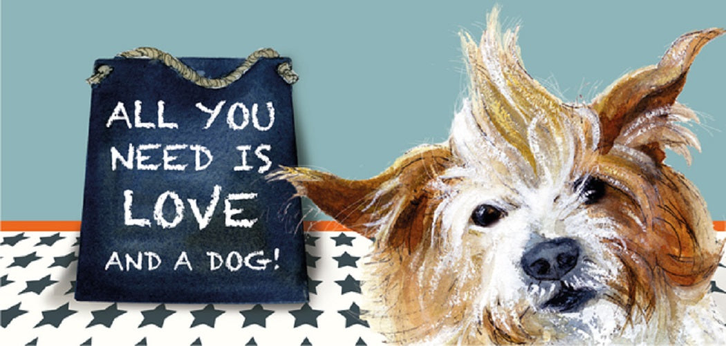 All You Need Is Love Little Dog Laughed Greeting Card