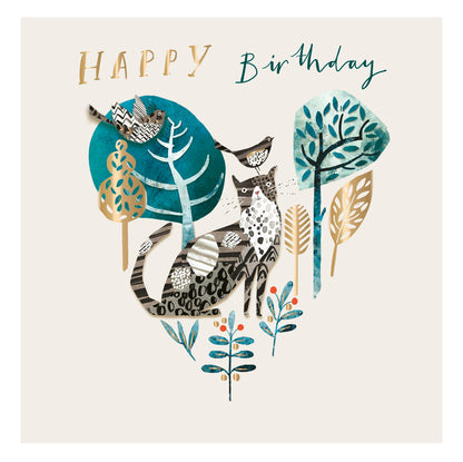 Happy Birthday A Peaceful Spot Birthday Greeting Card