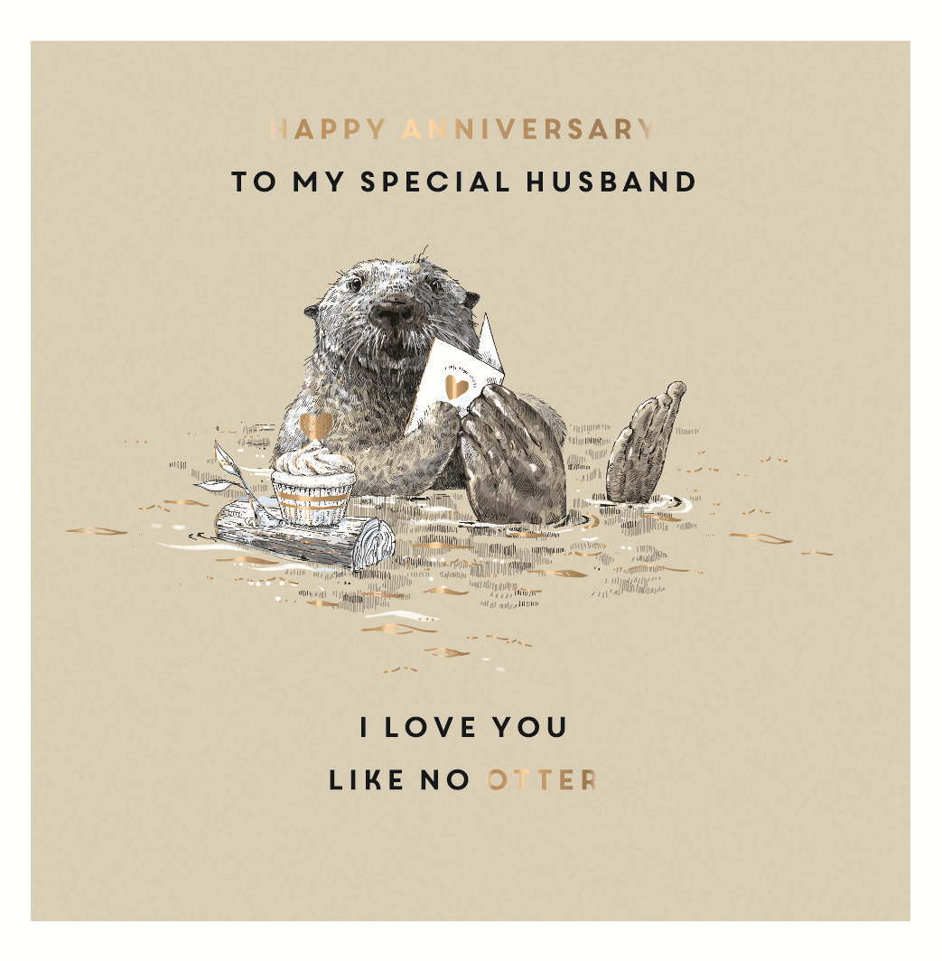 Happy Anniversary To My Husband Anniversary Greeting Card