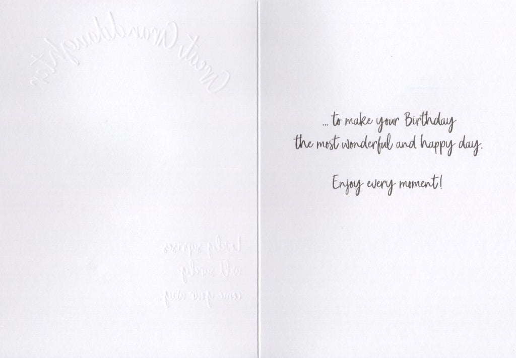 Great Granddaughter Embellished Birthday Greeting Card