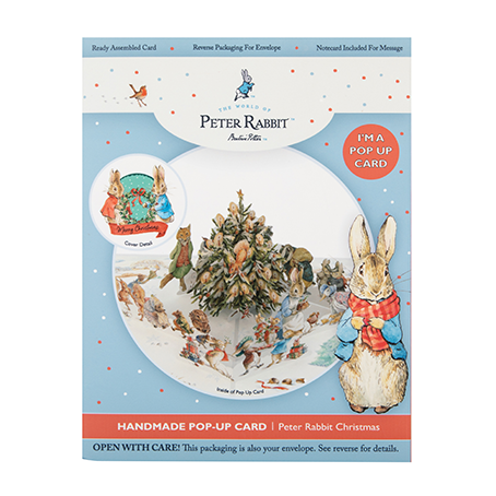 Peter Rabbit & Friends Pop Up Christmas Greeting Card