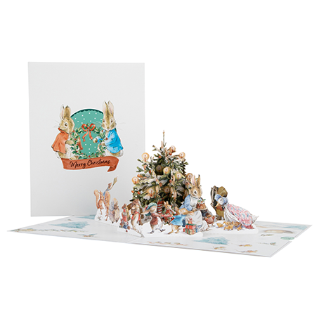 Peter Rabbit & Friends Pop Up Christmas Greeting Card