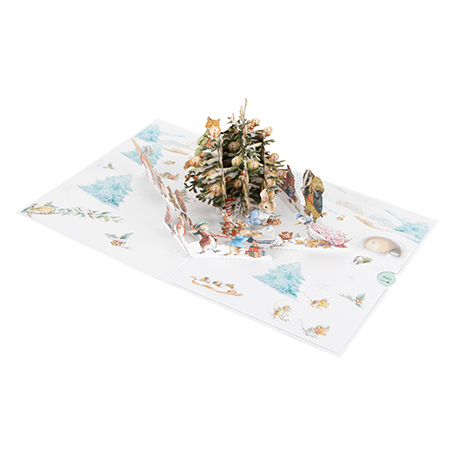 Peter Rabbit & Friends Pop Up Christmas Greeting Card