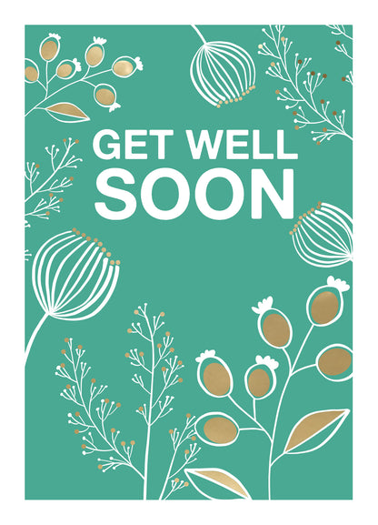 Get Well Soon Speedy Recovery Get Well Card