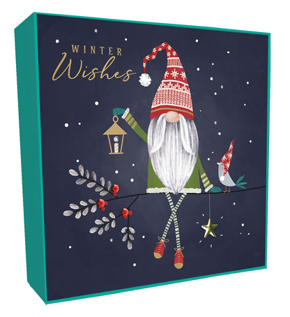 Box of 6 Christmas Gonk Luxury Hand-Finished Christmas Cards – Love Kate's