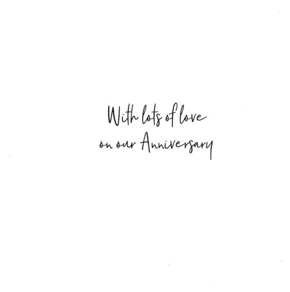 To My Wife Anniversary Embellished & Foiled Greeting Card