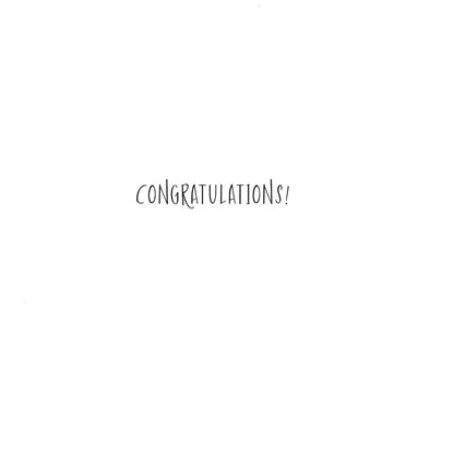 Congratulations New Baby Boy Embellished Greeting Card