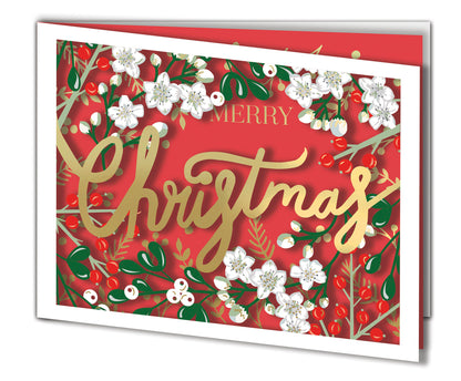 Box of 6 Premium Die Cut Mind Charity Christmas Cards