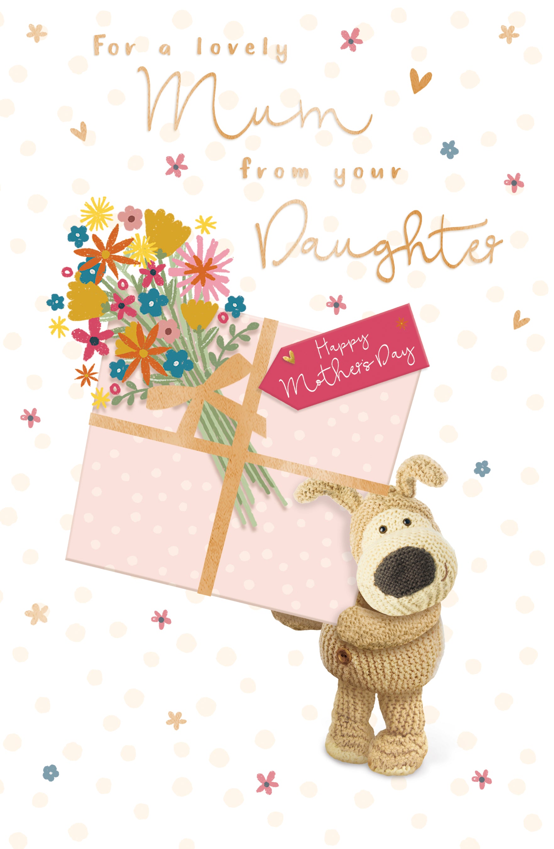 Boofle From Your Daughter Mum's Best Gift Cute Mother's Day Greeting C ...