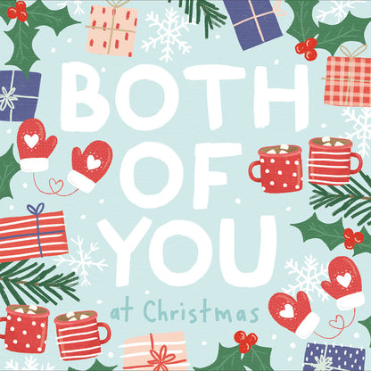 Candy Cane Lane To Both Of You Contemporary Christmas Card