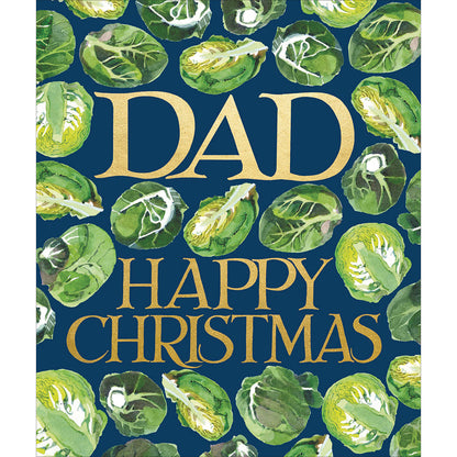 Emma Bridgewater Dad Sprouts Festive Christmas Card