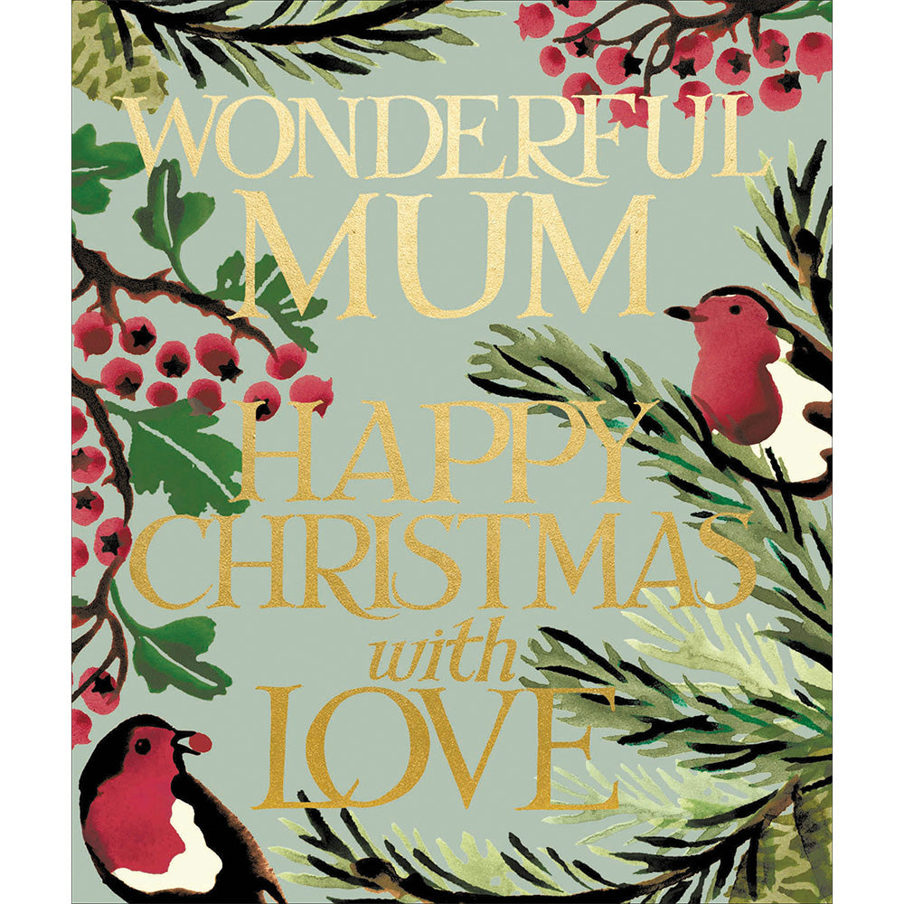 Emma Bridgewater Wonderful Mum Festive Christmas Card