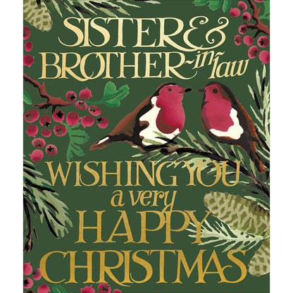 Emma Bridgewater Sister & Brother-In-Law Christmas Card